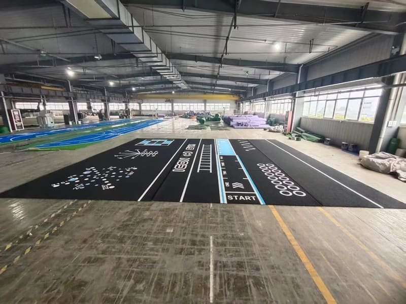 high density gym turf for battle rope zones friction resistance